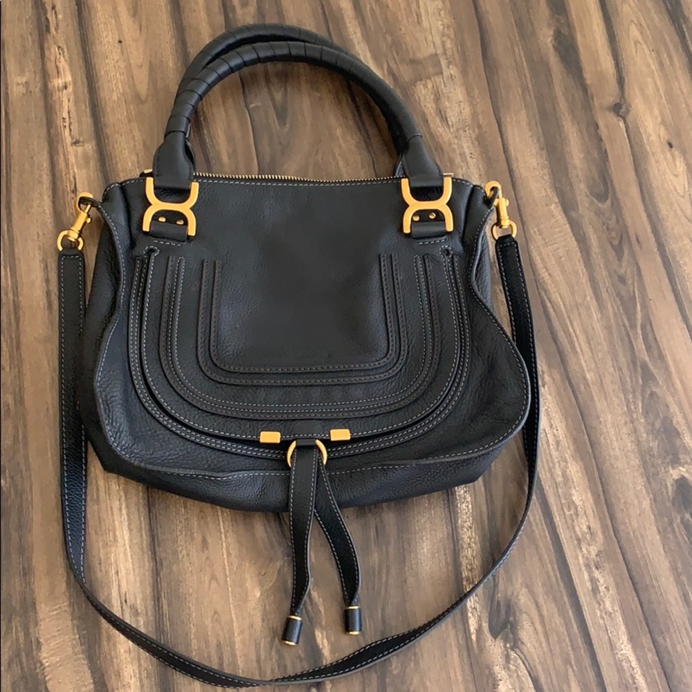 Chloe ‘Medium Marcie’ leather satchel